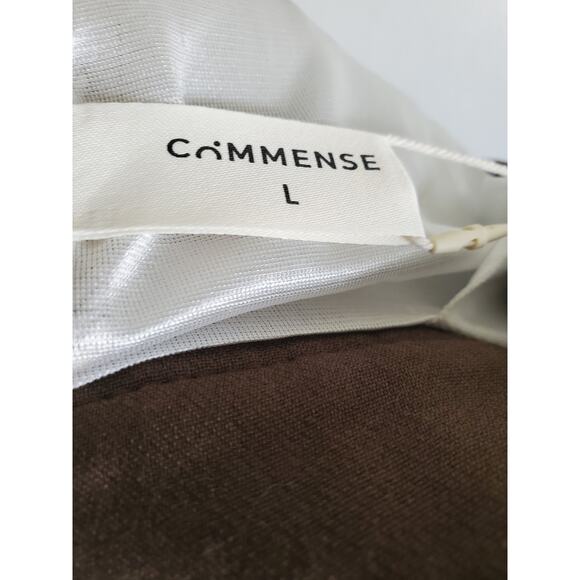 Commense Brown Pleated Mini Skirt Skort NWT Belt Loops Back Zip - Picture 7 of 8